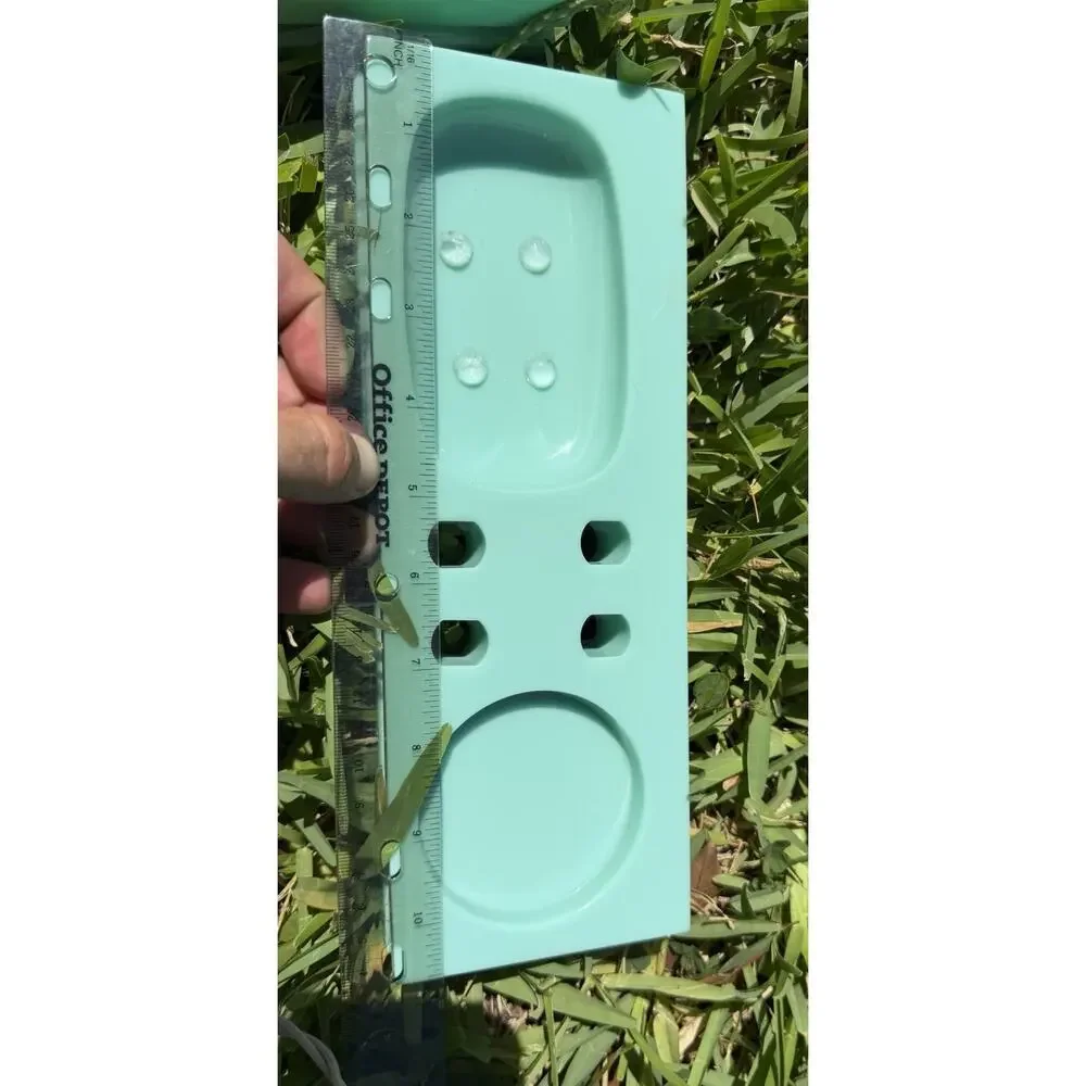 INCREDIBLE TURQUOISE MCM BATHROOM SET 1950s
